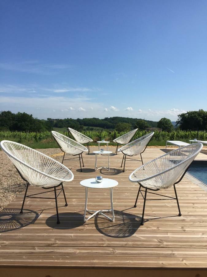 Chez Henri Bed & Breakfast Belves-de-Castillon ภายนอก รูปภาพ